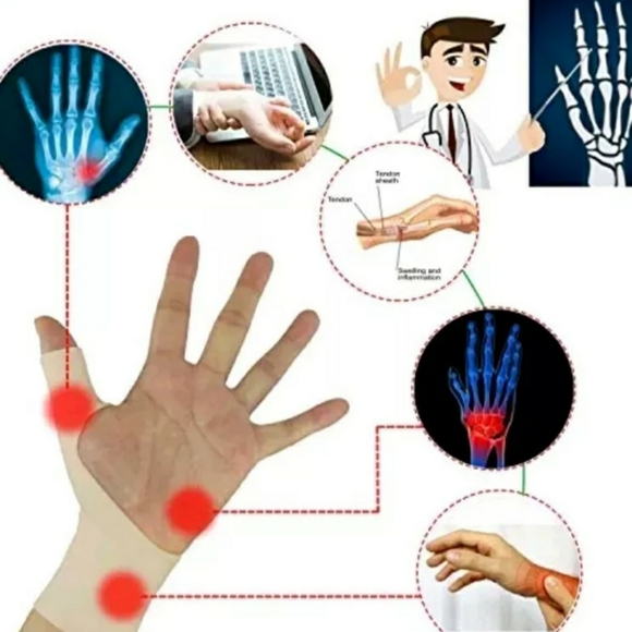 Lot of 2 Gel carpal tunnel wrist support brace - Picture 5 of 8